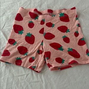 Kids Strawberry Patterned Shorts